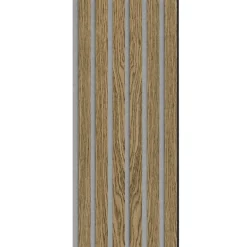 Akustikpanel ^ I-Wood AKUSTIKPANEL EG MØRKEBRUN OLIE 17 X 300 X 2400 MM