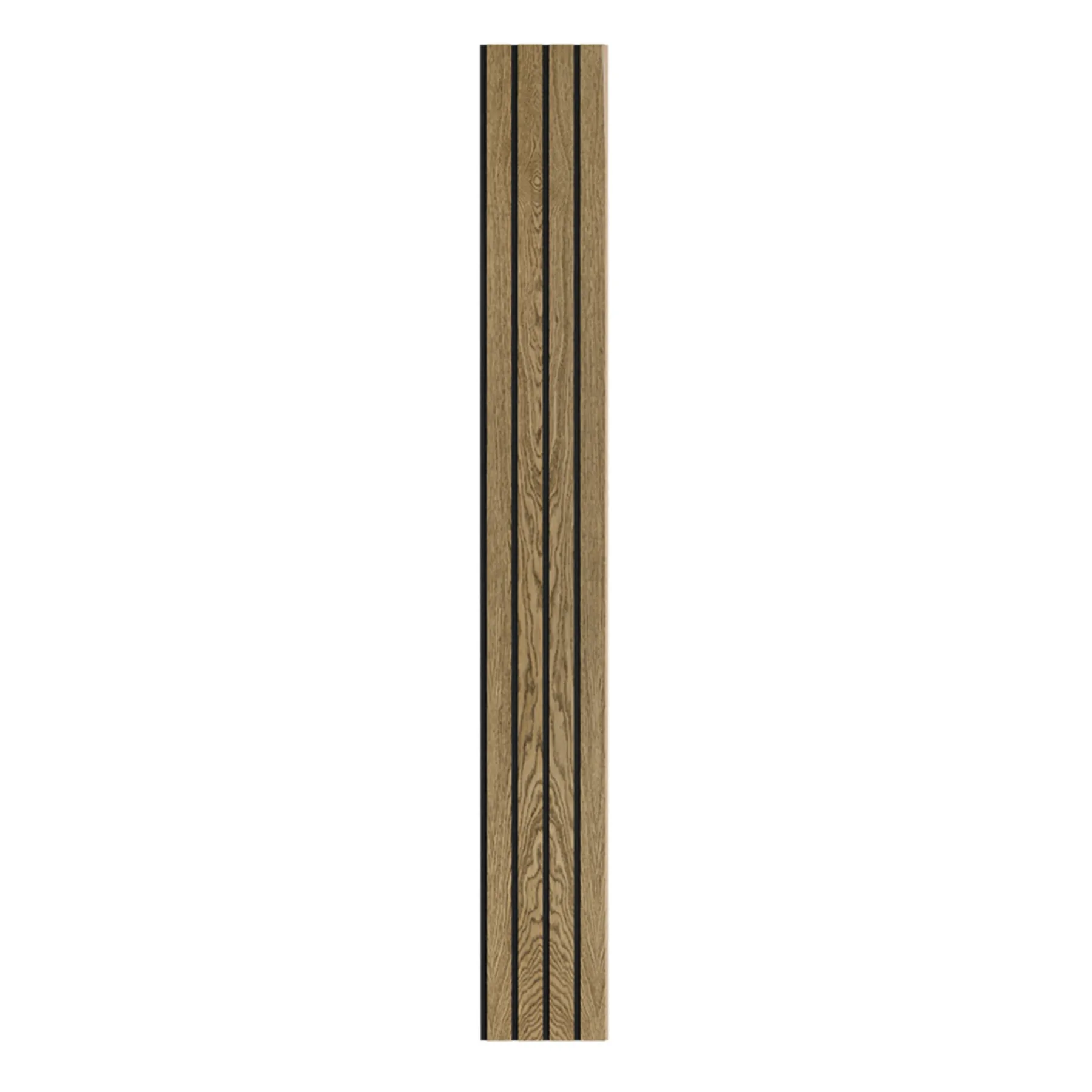 Akustikpanel ^ I-Wood AKUSTIKPANEL EG MØRKEBRUN OLIE 16 X 300 X 2400 MM