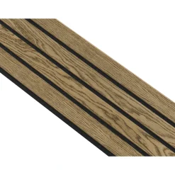 Akustikpanel ^ I-Wood AKUSTIKPANEL EG MØRKEBRUN OLIE 16 X 300 X 2400 MM