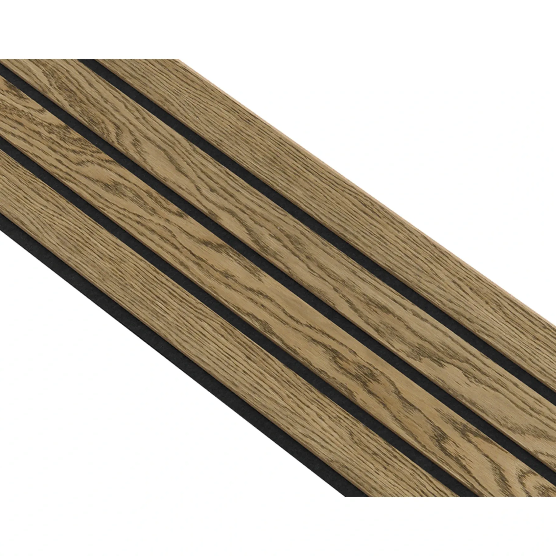 Akustikpanel ^ I-Wood AKUSTIKPANEL EG MØRKEBRUN OLIE 16 X 300 X 2400 MM