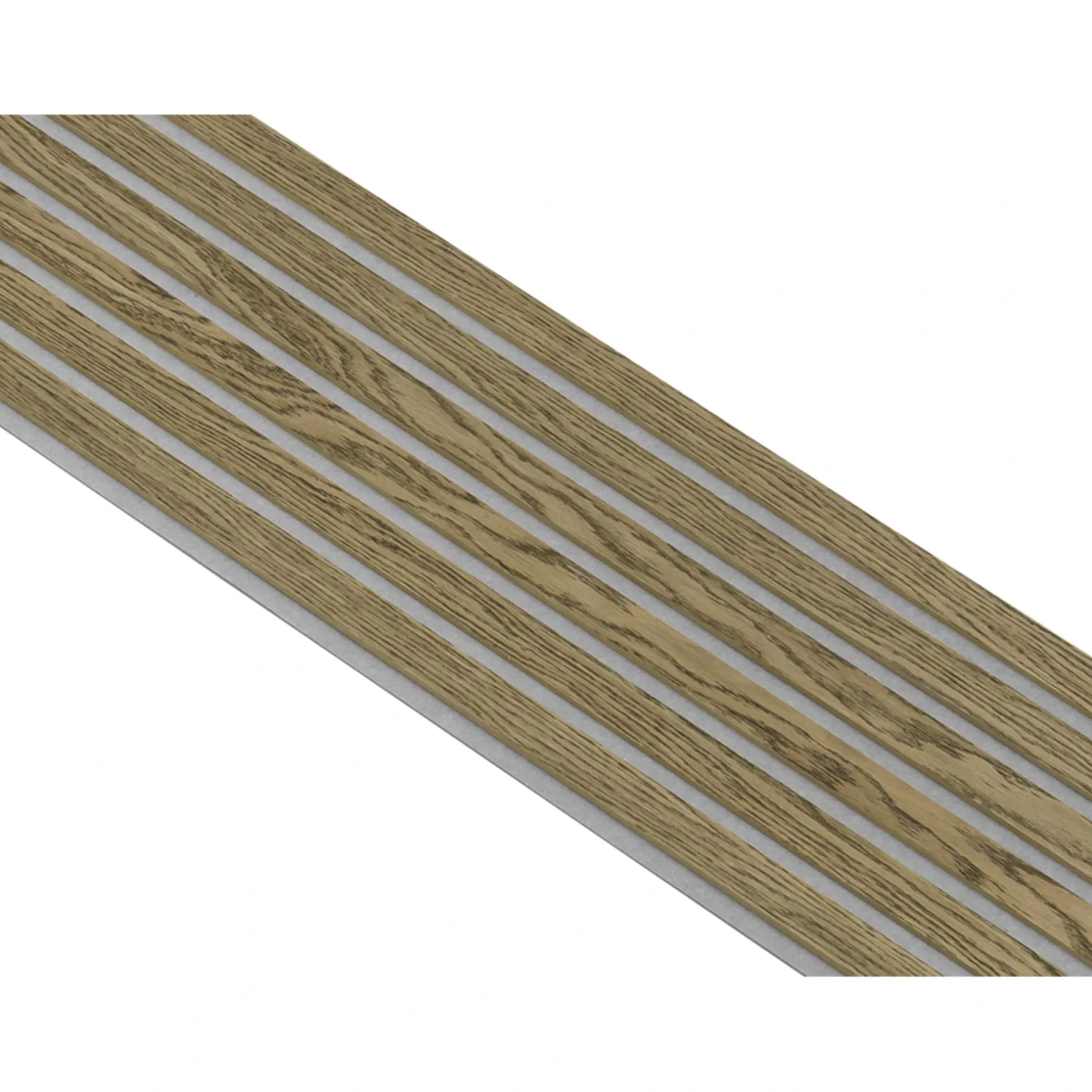 Akustikpanel ^ I-Wood AKUSTIKPANEL EG MØRKEBRUN OLIE 16 X 300 X 2400 MM