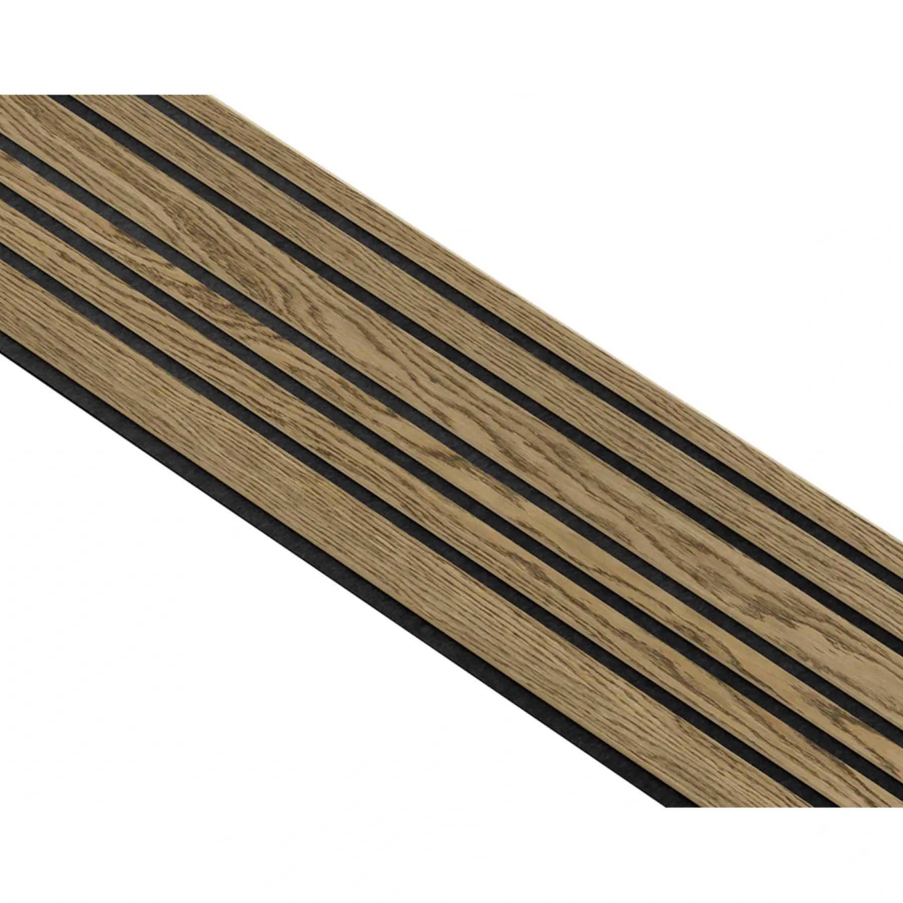 Akustikpanel ^ I-Wood AKUSTIKPANEL EG MØRKEBRUN OLIE 16 X 300 X 2400 MM