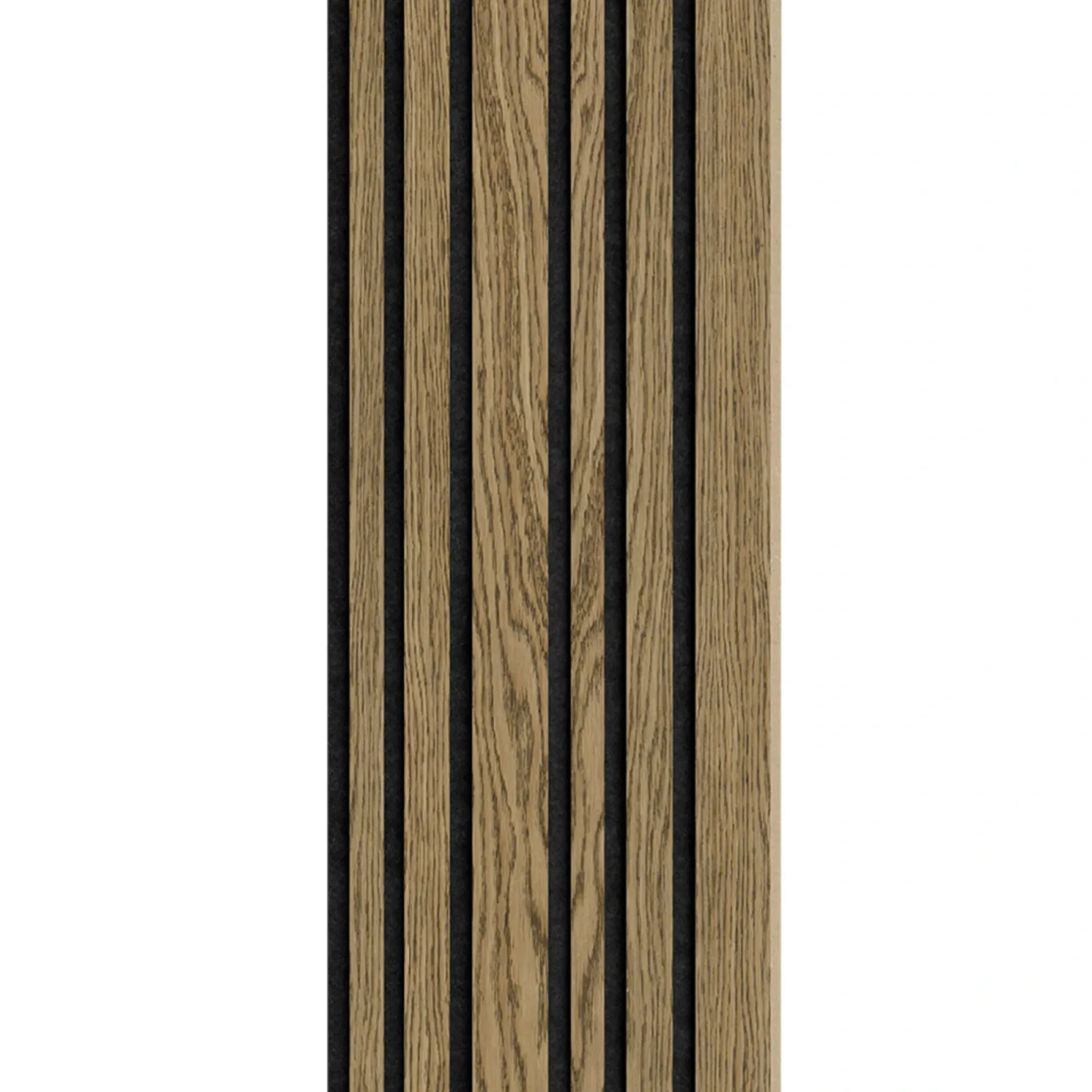 Akustikpanel ^ I-Wood AKUSTIKPANEL EG MØRKEBRUN OLIE 16 X 300 X 2400 MM