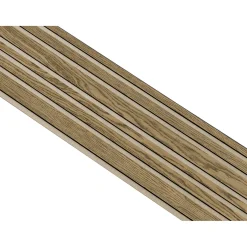 Akustikpanel ^ I-Wood AKUSTIKPANEL EG MØRKEBRUN OLIE 17 X 300 X 2400 MM