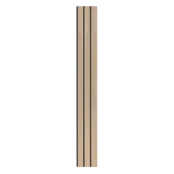 Akustikpanel ^ I-Wood AKUSTIKPANEL EG NATUR 16 X 300 X 2400 MM