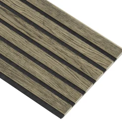 Akustikpanel ^ I-Wood AKUSTIKPANEL EG SORT OLIE 16 X 300 X 2400 MM
