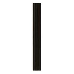 Akustikpanel ^ I-Wood AKUSTIKPANEL EG SORT 17 X 300 X 2400 MM