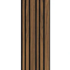 Akustikpanel ^ I-Wood AKUSTIKPANEL VALNØD 17 X 300 X 2400 MM