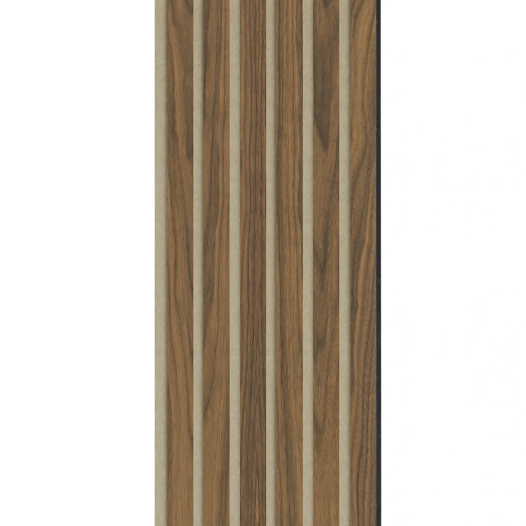 Akustikpanel ^ I-Wood AKUSTIKPANEL VALNØD 17 X 300 X 2400 MM