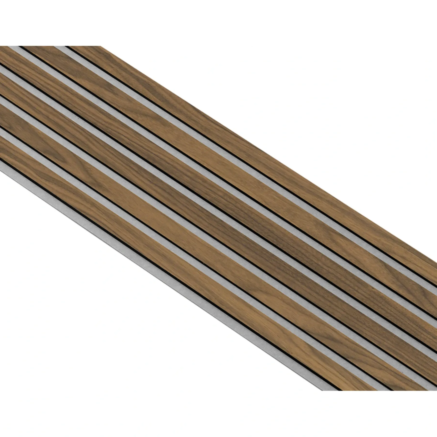 Akustikpanel ^ I-Wood AKUSTIKPANEL VALNØD 17 X 300 X 2400 MM