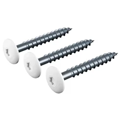 Facadebeklædning ^ James Hardie FACADESKRUE HVID 4,8X39 MM 250 STK