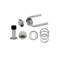 Låsecylindere ^ Jasa CYLINDERLÅS OVAL SØLV 1 SÆT