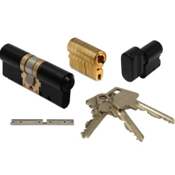 NOIR UNIVERSAL DRÅBECYLINDER CYLINDERLÅS DRÅBECYLINDER MATSORT 1 STK>Jasa Discount