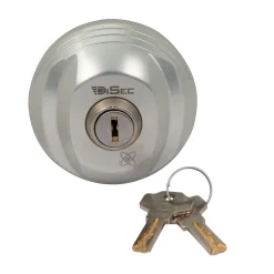 VAREVOGNSLÅS DISEC75 VAREVOGNSLÅS DIRKESIKRET CYLINDER SØLV 1 STK>Jasa Discount