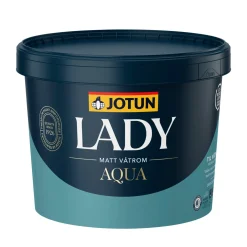 Vægmaling ^ Jotun LADY AQUA VÆGMALING 2,7 L HVID