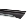 SORT ALU-PROFIL 1BS, 7" DOBBELT INKL. BLINDFALS SKOTRENDE 1 M>Jual New