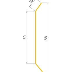 Alu Profiler ^ Jual SORT ALU-PROFIL 11KS, 2 MM. KLEMLISTE 2 M