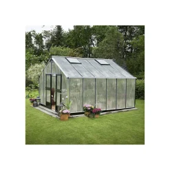 GARTNER EKSKL. SOKKEL DRIVHUS 10 MM POLY ALUMINIUM 16,2 M2>Juliana Hot