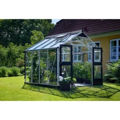 PREMIUM EKSKL. SOKKEL DRIVHUS 10 MM POLY ALUMINIUM 8,8 M2>Juliana Outlet