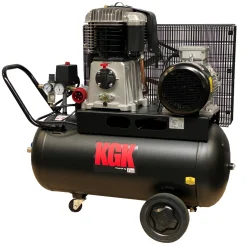 Trykluftværktøj ^ KGK 90/858 KOMPRESSOR 10 BAR 90 L