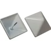 Stolper & Pæle ^ Kokille PYRA 94 STOLPEHAT ALUMINIUM HVID 94 X 94 MM