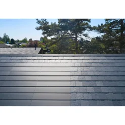 Solcelletag ^ Komproment KONCEPT ROOF SOLCELLETAG SORT GLAS