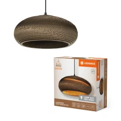 Pendel Lampe ^ LEDVANCE DECOR CARDBOARD PENDEL BRUN 41,2 CM