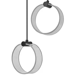 Pendel Lampe ^ LEDVANCE DECOR CIRCLE PENDEL SORT 22,7 CM