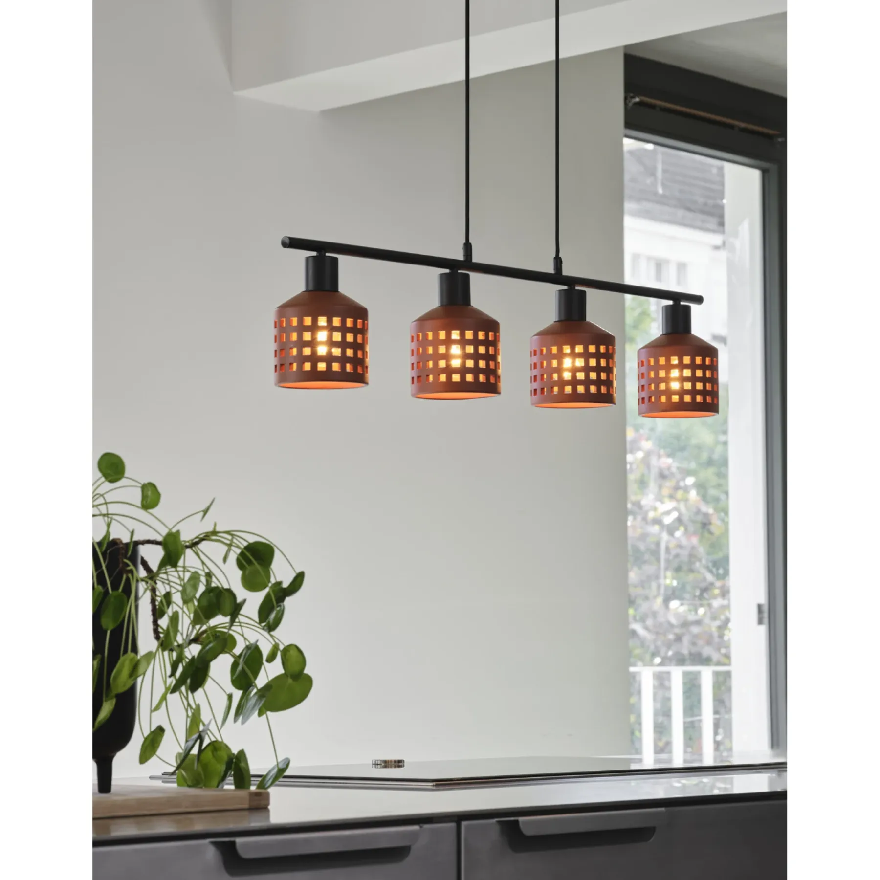 Pendel Lampe ^ LEDVANCE DECOR CLAY PENDEL BRUN 23,6 CM