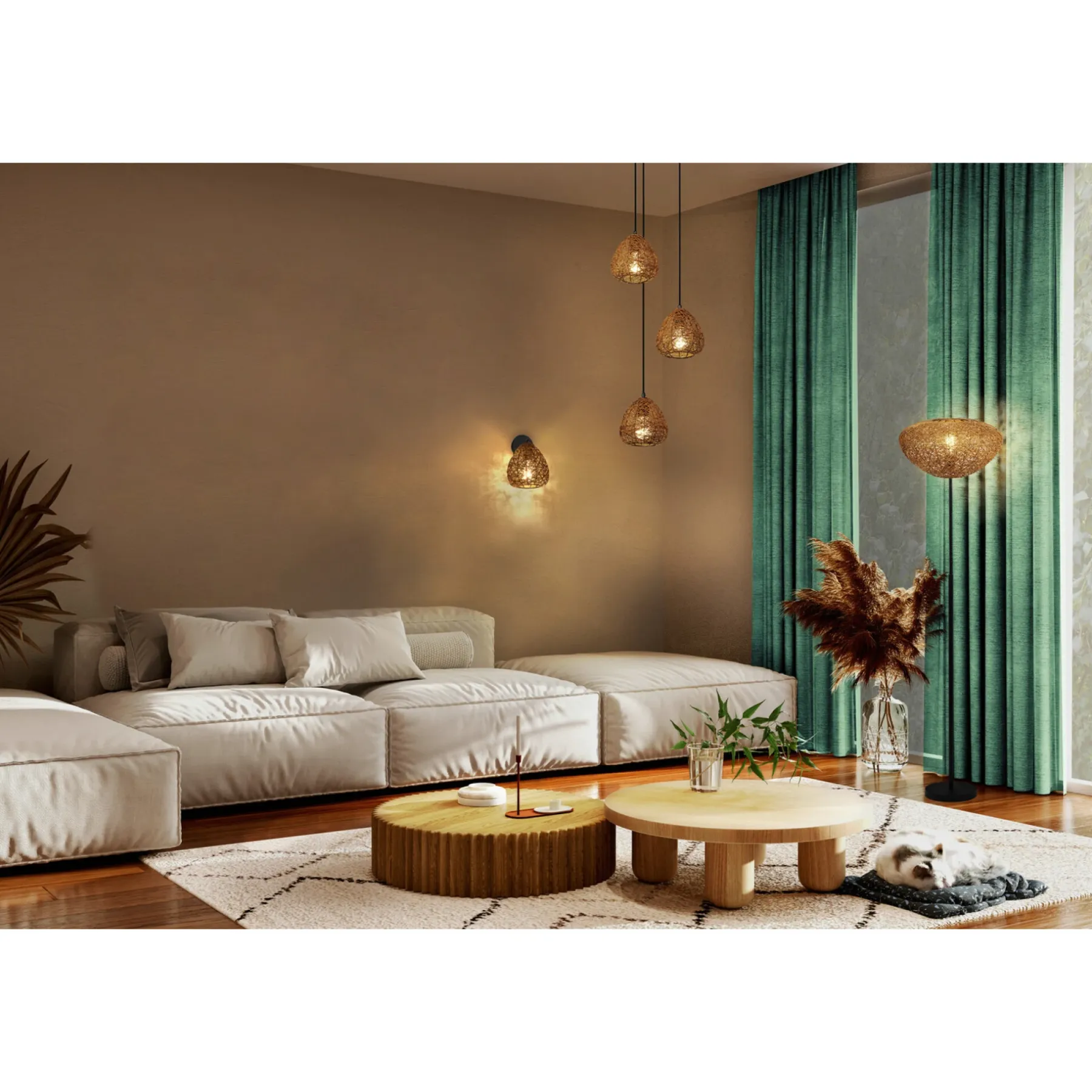 Gulvlamper ^ LEDVANCE DECOR DROP GULVLAMPE BEIGE 30,8 CM