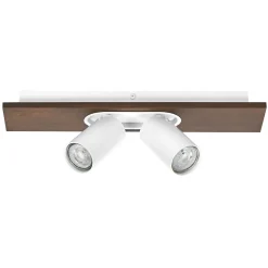 Spotlights ^ LEDVANCE DECOR MERCURY SPOTLAMPE TRÆ/HVID GU10 6,8W