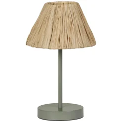 Gulvlamper ^ LEDVANCE DECOR RAFFIA GULVLAMPE BRUN/GRØN 28,3 CM