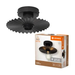 DECOR PLISSEE LOFTLAMPE MØRK GRØN 21,3 CM>LEDVANCE