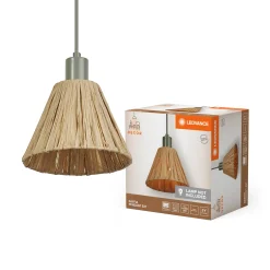 DECOR RAFFIA GULVLAMPE BRUN/GRØN 21,3 CM>LEDVANCE New