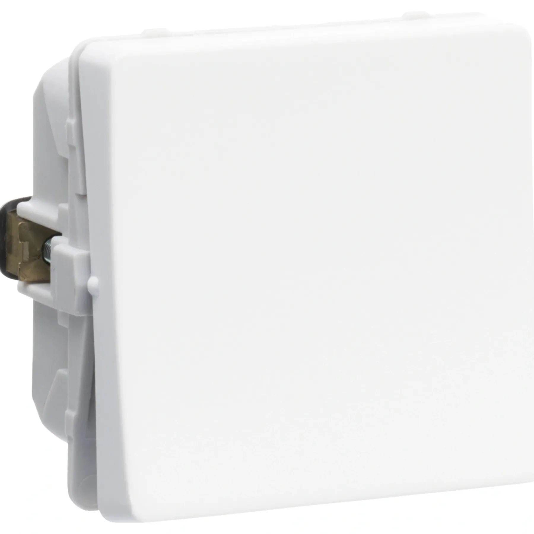 Stikkontakter & Afbrydere ^ LK Fuga 1 MODUL ENKELT KORRESP. AFBRYDER HVID