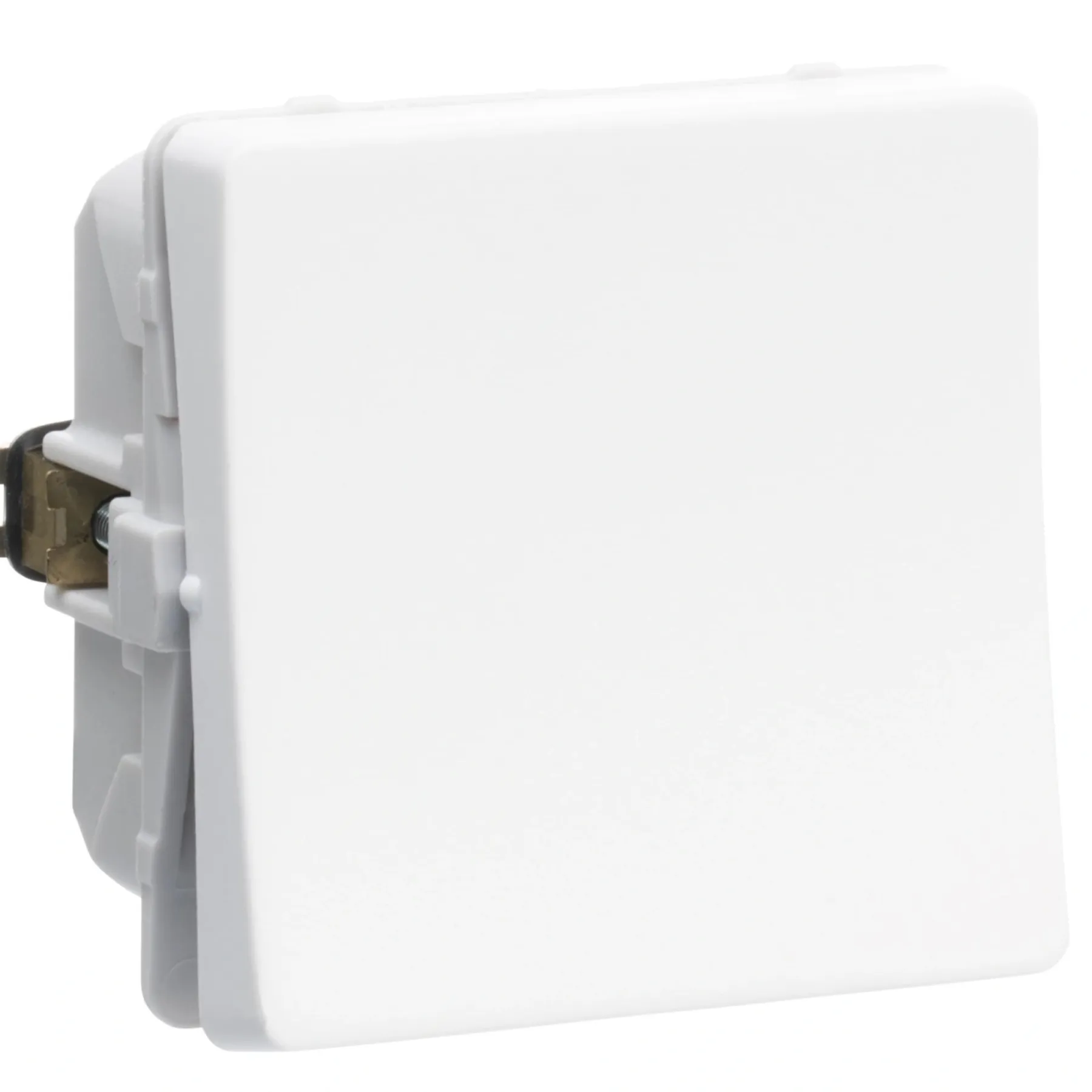 Stikkontakter & Afbrydere ^ LK Fuga 1 MODUL ENKELT KRYDSNING AFBRYDER HVID