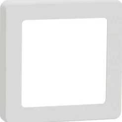 Stikdåser & Stikkontaktrammer ^ LK Fuga BASE 63 RAMME HVID 1 MODUL