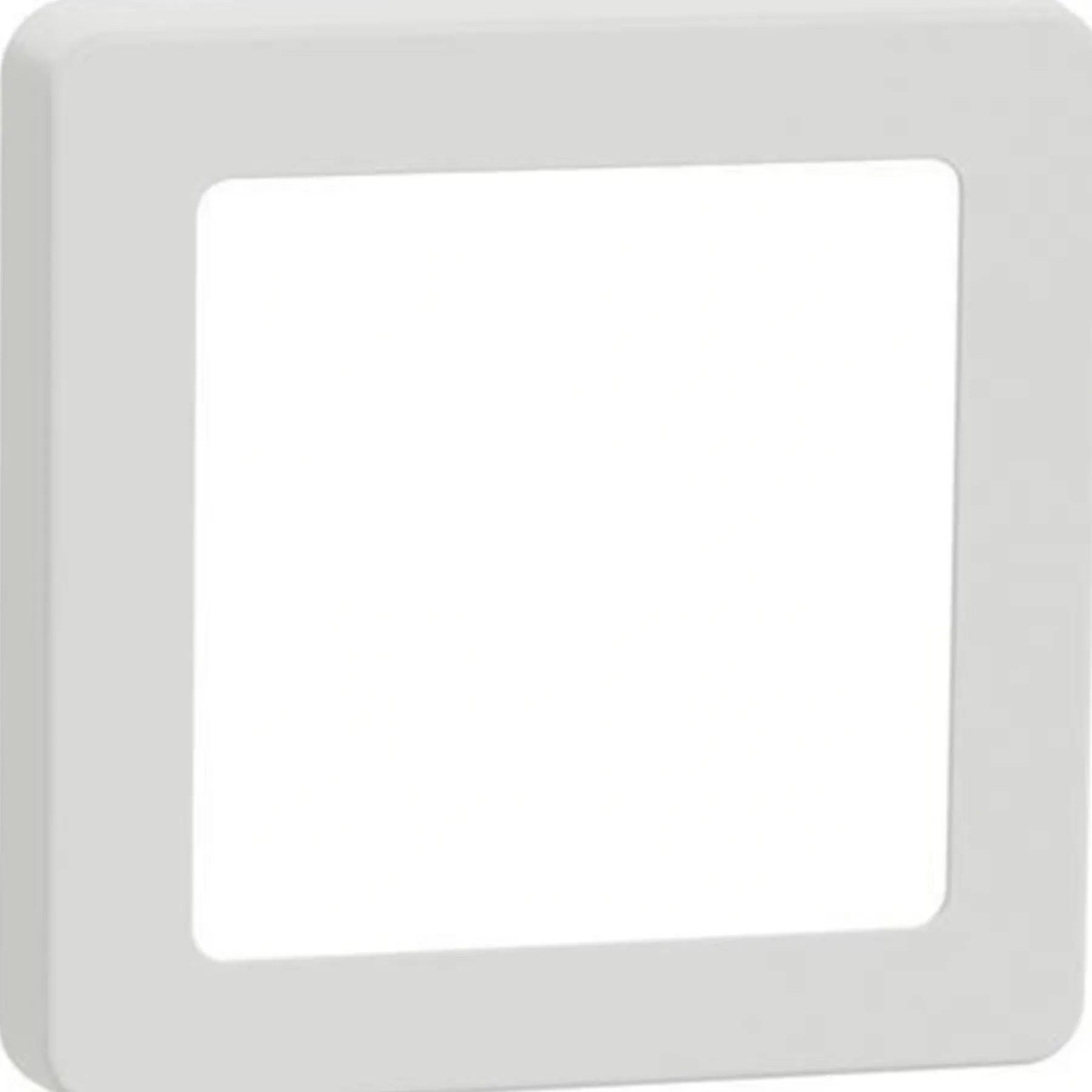 Stikdåser & Stikkontaktrammer ^ LK Fuga BASE 63 RAMME HVID 1 MODUL