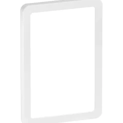 Stikdåser & Stikkontaktrammer ^ LK Fuga SLIM DESIGN 55 RAMME HVID 1 1/2 MODUL