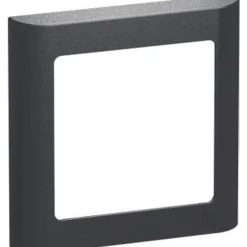 Stikdåser & Stikkontaktrammer ^ LK Fuga SOFT 63 RAMME INKL. TEKNISK RAMME KOKSGRÅ 1 MODUL
