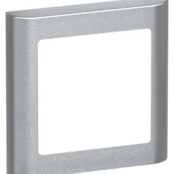 Stikdåser & Stikkontaktrammer ^ LK Fuga SOFT 63 RAMME INKL. TEKNISK RAMME STÅLGRÅ 1 MODUL
