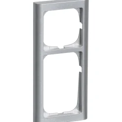 Stikdåser & Stikkontaktrammer ^ LK Fuga SOFTLINE 63 RAMME STÅLGRÅ 2 1/2 MODUL