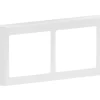 SOFT DESIGN 63 RAMME INKL. TEKNISK RAMME HVID 2 X 1 MODUL VANDRET>LK Fuga Clearance