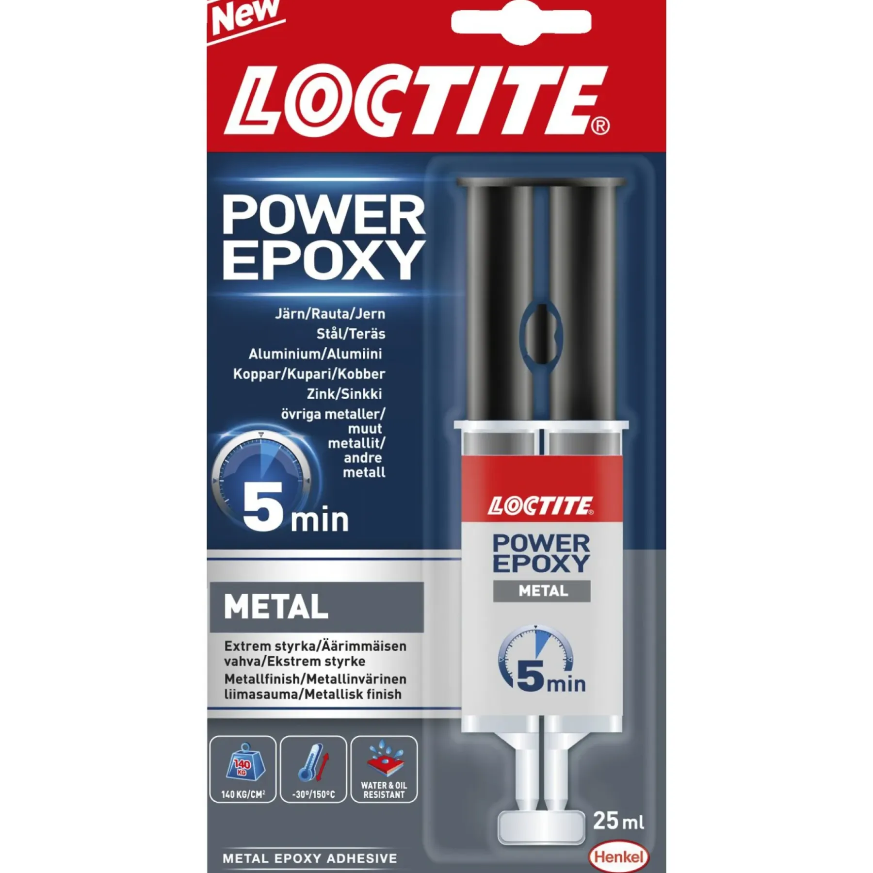 Lim ^ Loctite POWER METAL EPOXY 25 ML