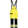 LYNGSØE FOX 9083-53/07 HÅNDVÆRKER REGNBUKS HI-VIZ L GUL/SORT>Lyngsøe Discount
