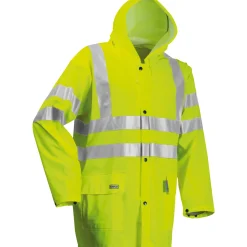 Regntøj ^ Lyngsøe LYNGSØE PU LR552-53 REGNSÆT HI-VIZ XL HI-VIS GUL