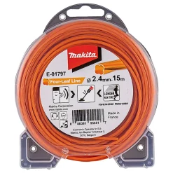 Tilbehør Havemaskiner ^ Makita FOUR-LEAF E-01797 ORANGE TRIMMERTRÅD
