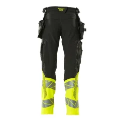 Arbejdsbukser ^ Mascot ACCELERATE SAFE ARBEJDSBUKS 82C48 SORT/HI-VIS GUL