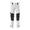 ADVANCED 17079 BUKS MED KNÆLOMMER 82C45 HVID>Mascot Discount
