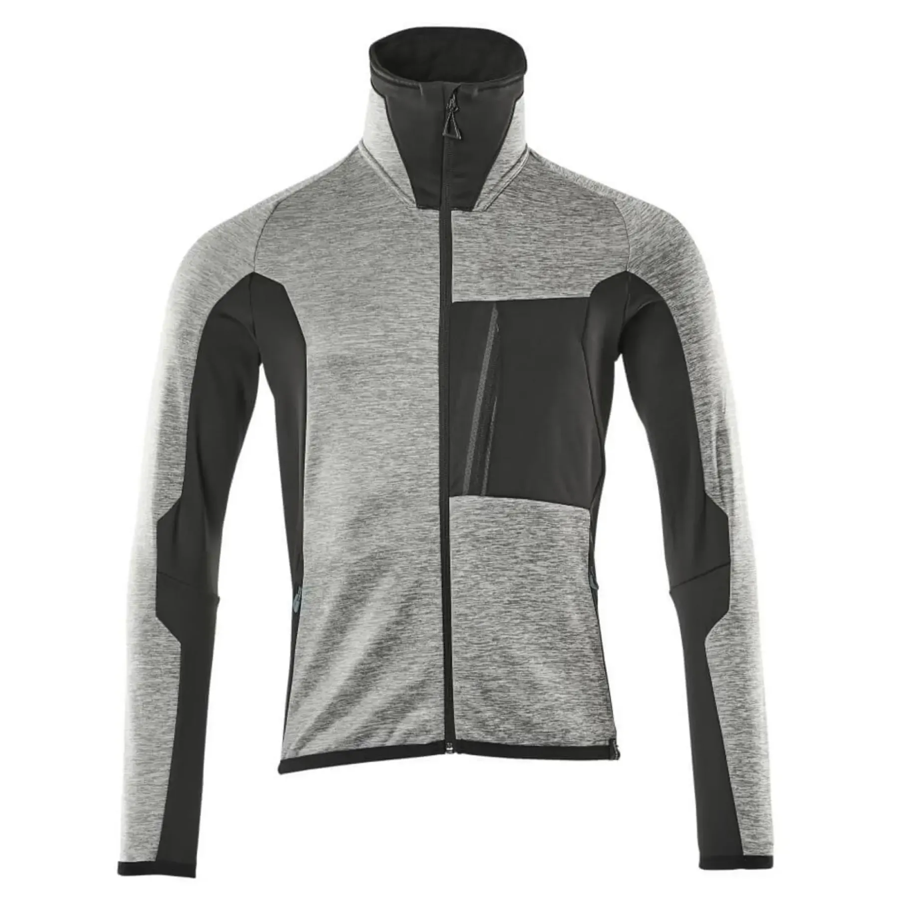 ADVANCED 17103 FLEECETRØJE S GRÅMELERET/SORT>Mascot Clearance